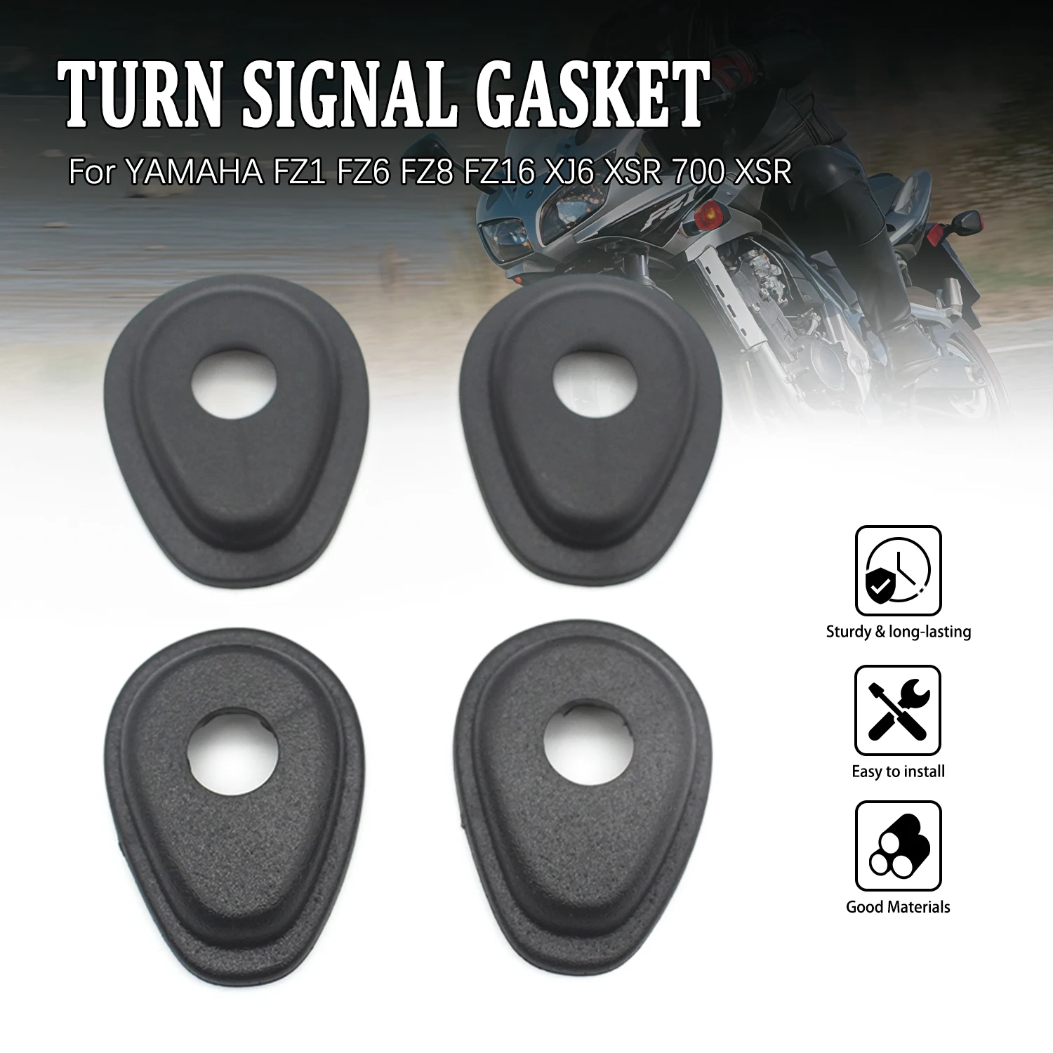 Adaptadores Separadores de Luz Intermitente Delantera o Trasera para Motocicleta YAMAHA FZ1 FZ6 FZ8 FZ16 XJ6 XSR 700 XSR REALZION