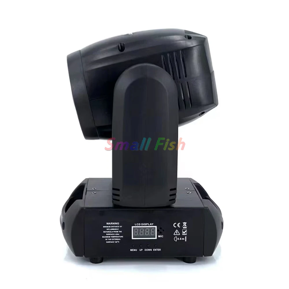 LED Moving Head Beam Spot Lamp, Controle DMX, 18 Prismas, Casamento, Holiday Party, Iluminação Palco, DJ Disco Gobo, Strobe Lamp, 150W, 2Pcs