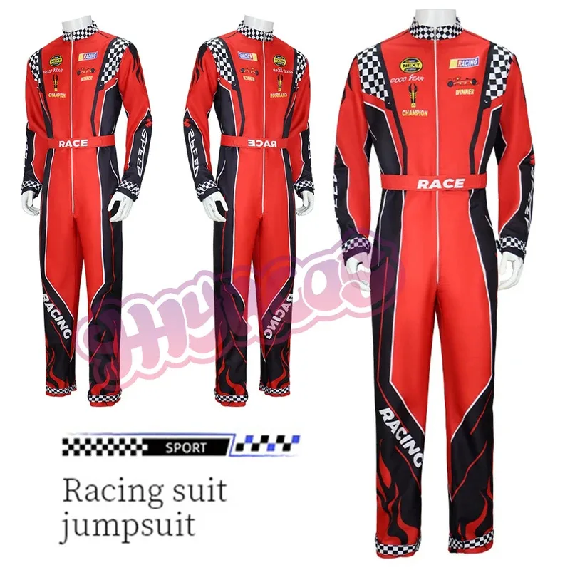 

Anime Aldult Off-road Vehicle Cosplay Kart ATV Beach Vehicle Riding Suit Boy Girl One piece Training Racing Suit Kart Racing
