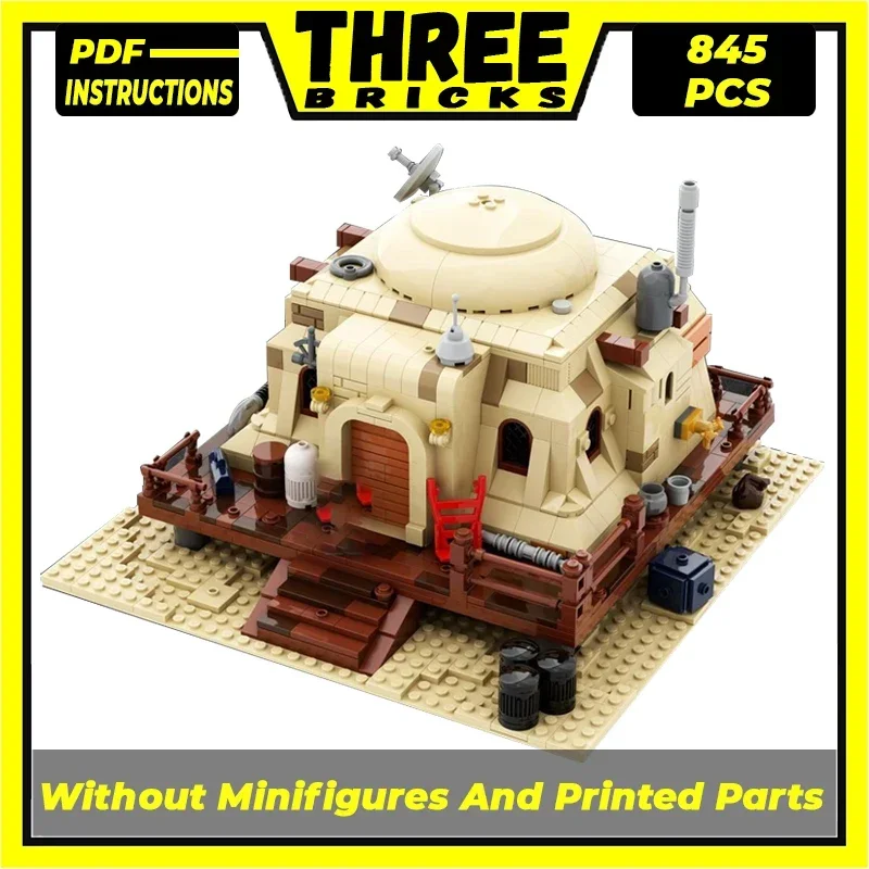 Modelo de película estrella Popular, ladrillos de construcción Moc, tecnología de ciudad del desierto espacial, bloques modulares, regalos, juguetes de Navidad, conjuntos DIY de montaje