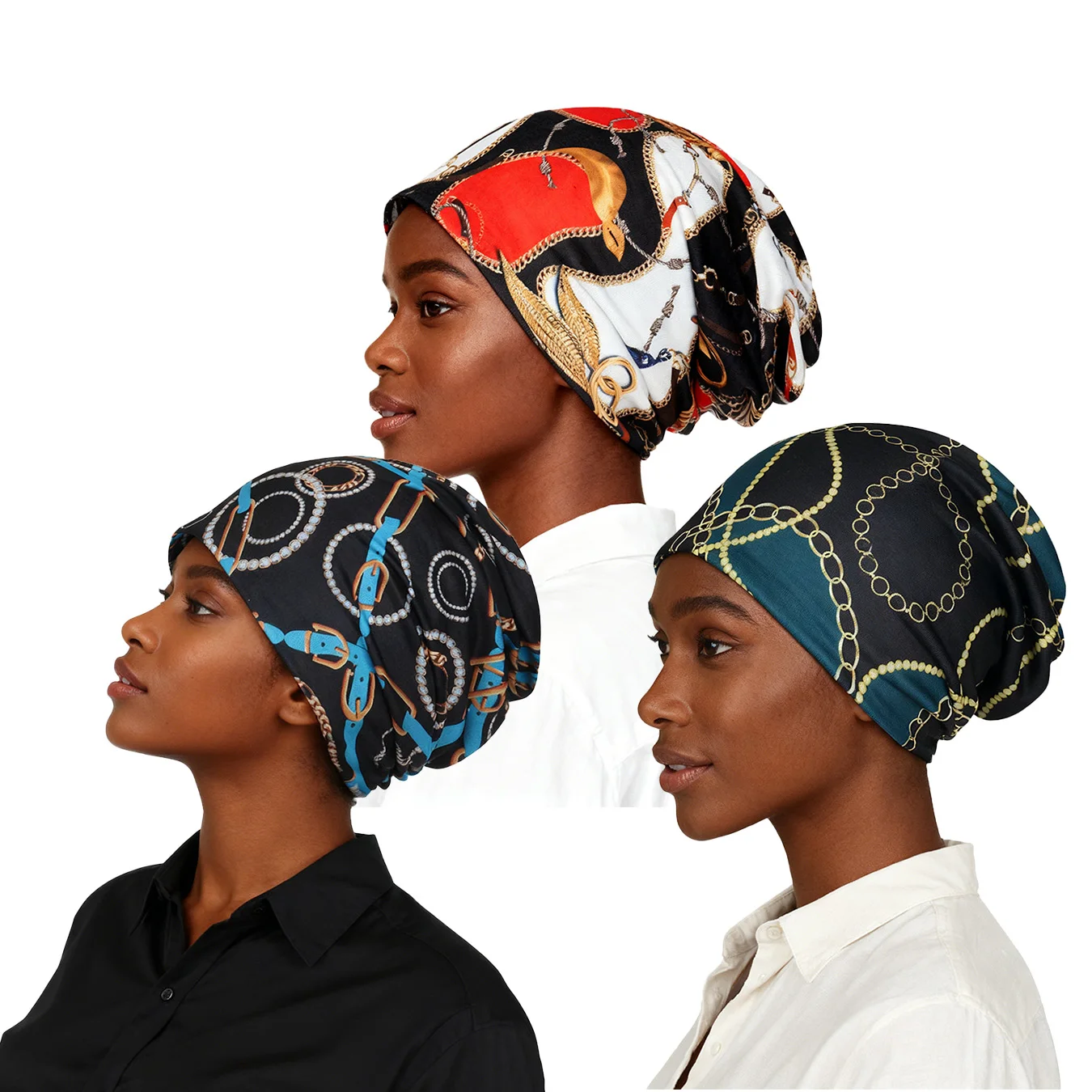 3 peças baggy slouchy quimio sono gorro chapéu crânio boné chapéu