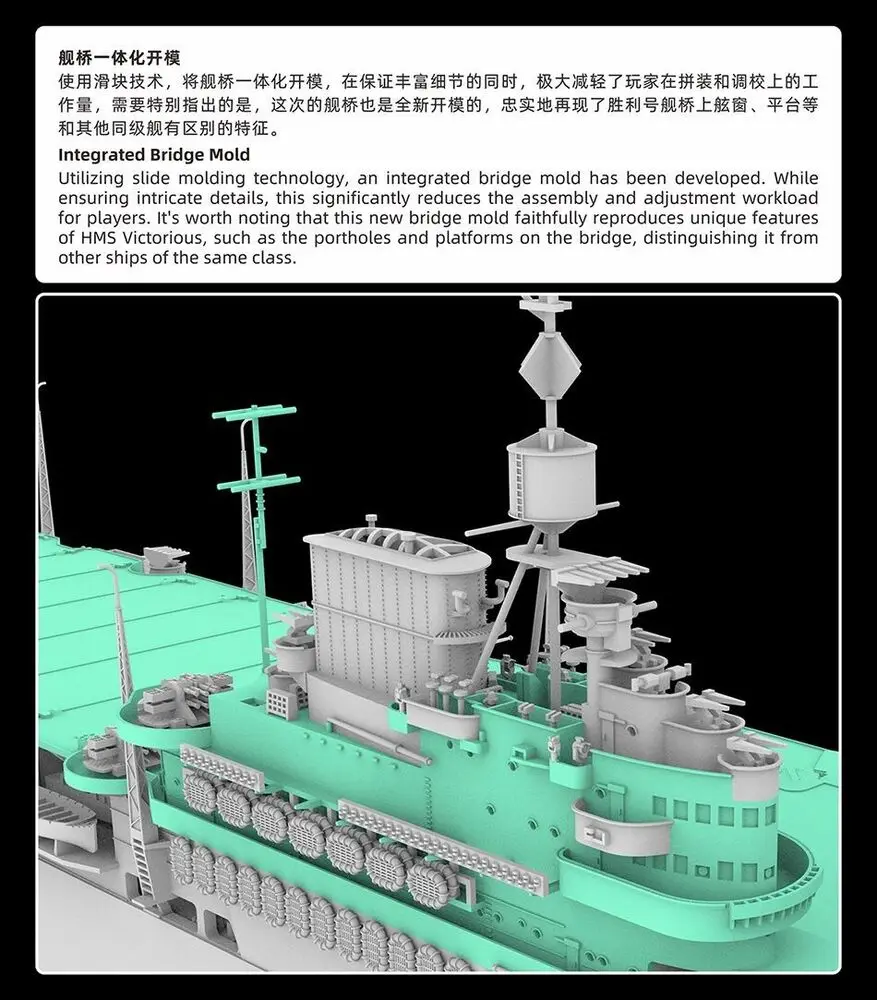 Flyhawk FH1135 1/700 Lotniskowiec HMS Victorious 1941