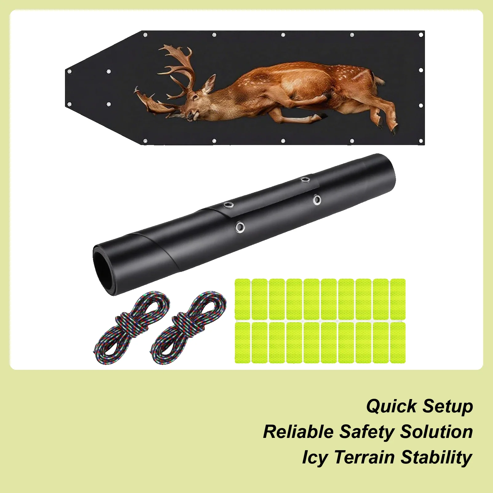 

Снежные сани, сверхмощные светоотражающие маркеры, снаряжение для зимней рыбалки, гибкие с веревкой для доставки гравия, зимние виды спорта на открытом воздухе, лед