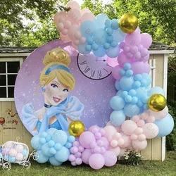 98 stks Assepoester Verjaardagsfeestje Decor Folie Ballonnen Set Prinses Assepoester Ballon Feestartikelen Accessoires Meisjes Geschenken