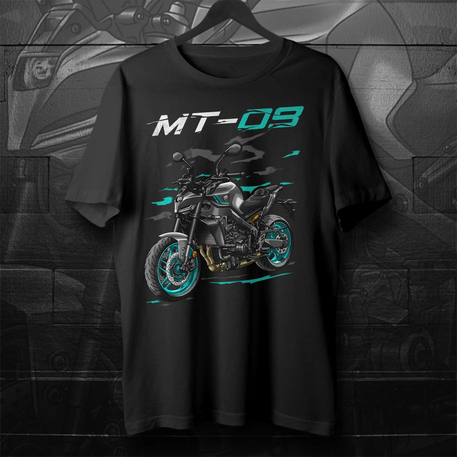 2021-2024 Models Japanese MT-09 Motorcycle T-Shirt 100% Cotton O-Neck Short Sleeve Summer Casual Mens T-shirt Streetwear