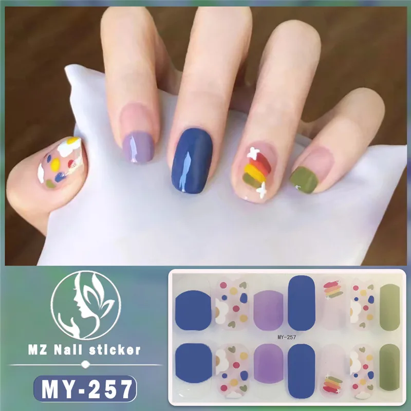 Baking Free Gel 5D Imitation diamond Nail Sticker Self Adhesive Sticker Waterproof Nail Exclusive Woman Portable Manicure Decali