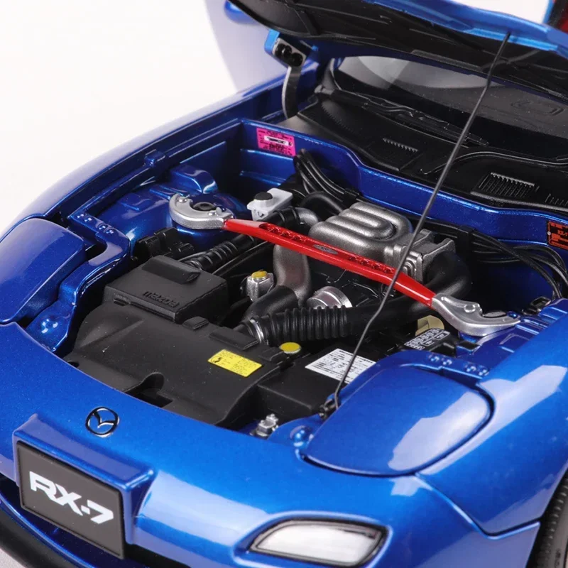 POLAR MASTER Mazda RX7 Diecast 1:18 RX-7 supercoche fundido a presión modelo de aleación coche modelo de motor gratuito