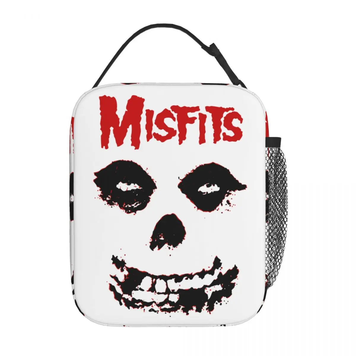 Misfits Skull Insulated Lunch Bags Leakproof Meal Container Cooler Bag Tote Lunch Box College Picnic Food Bag