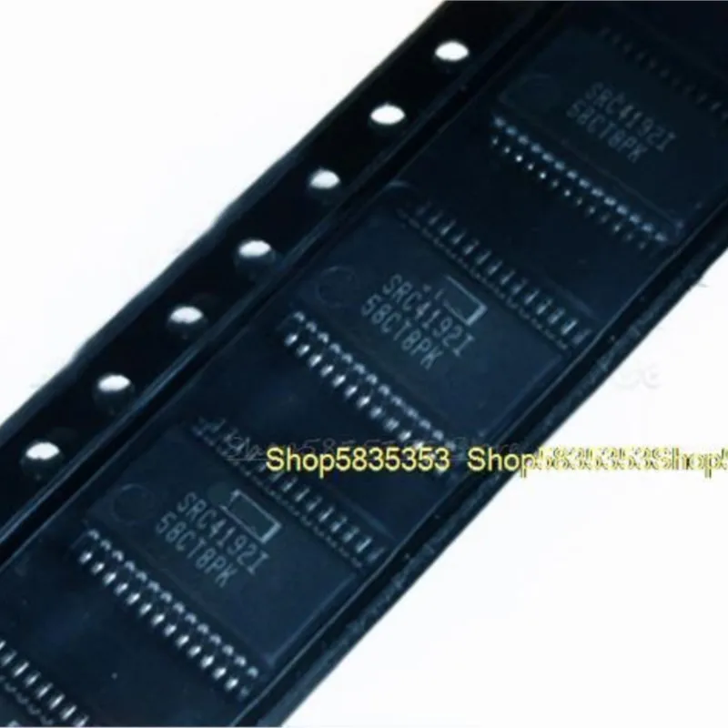 10pcs New SRC4192IDBR SRC4192IDB SRC4192I SRC4192 SSOP-28 audio frequency converter chip