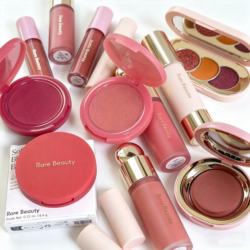 Rare Beauty Maquillaje Facial: Bronceador Estereoscópico en Barra, Colorete Líquido, Sombra de Nariz Natural Voluminizadora a Prueba de Agua, Iluminador y Colorete