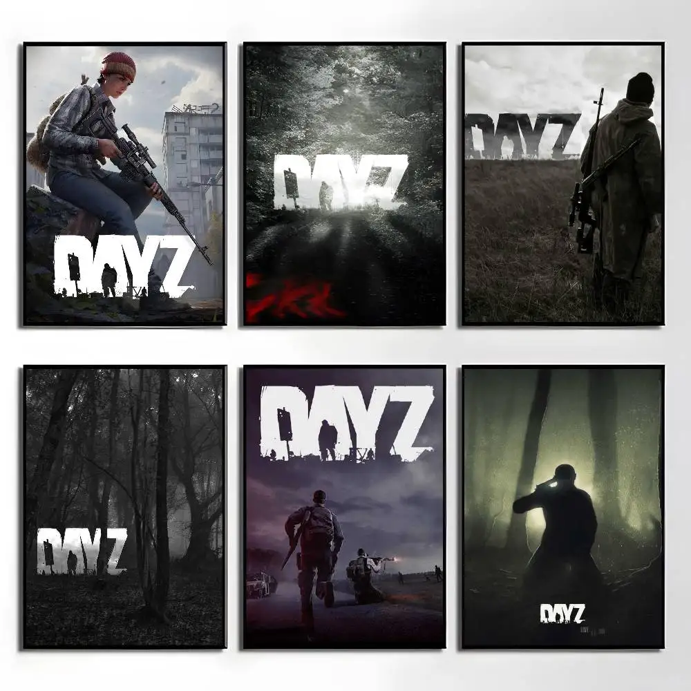 1pc Dayz Gaming Poster Sticker Print Waterproof Wall Art For