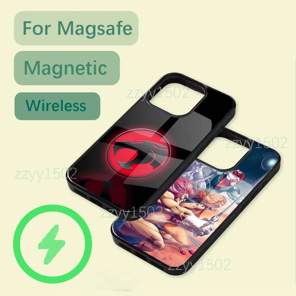 

Cartoon T-ThunderCatsS Phone Case For iPhone 17,16,15,14,13,12,11,Pro,Max,Plus,Mini,SE4,E Magsafe Wireless Charging