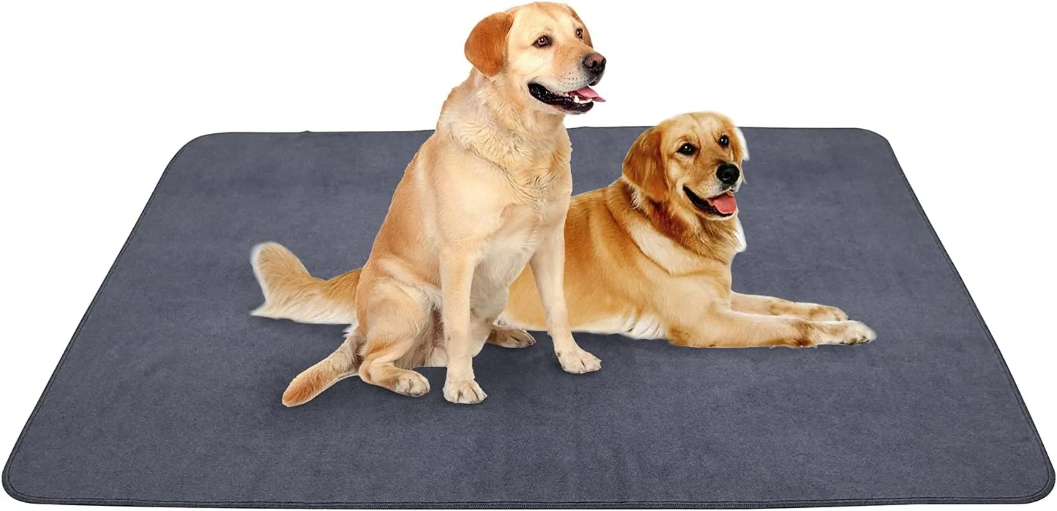 

XL 72"x72" Washable Dog Pads, Fast Absorb, Reusable, Waterproof, for Training/Housebreaking