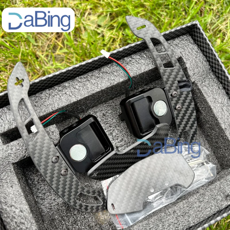 

Carbon Fiber Magnetic Shifter Paddle For Audi B9/B9 PA A3 A4 A5 S3 S4 S5 RS3 RS4 RS5 Steering Wheel Shift Paddle Car Dial Shift