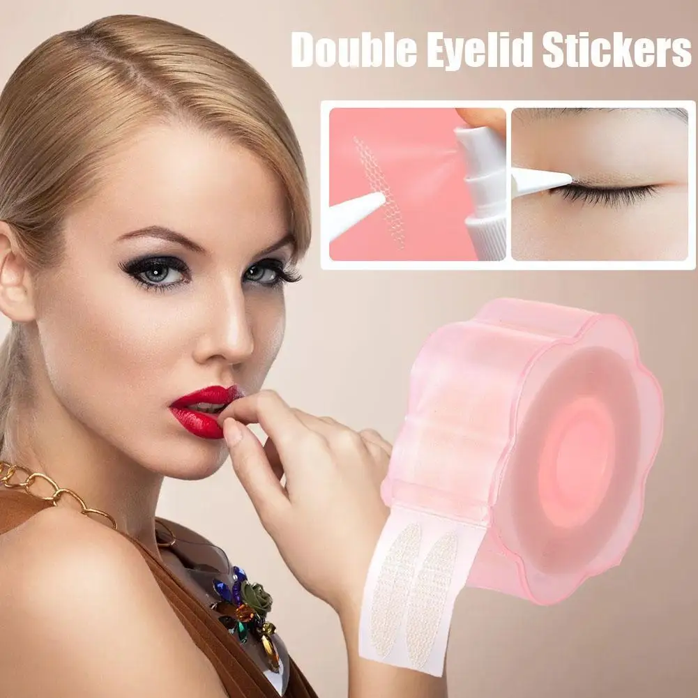 Double Eyelid Stickers Invisibility Big Eyes Make Up Sticker Gauze Color Seamless Invisibility Skin Long Lasting Waterproof D9F4