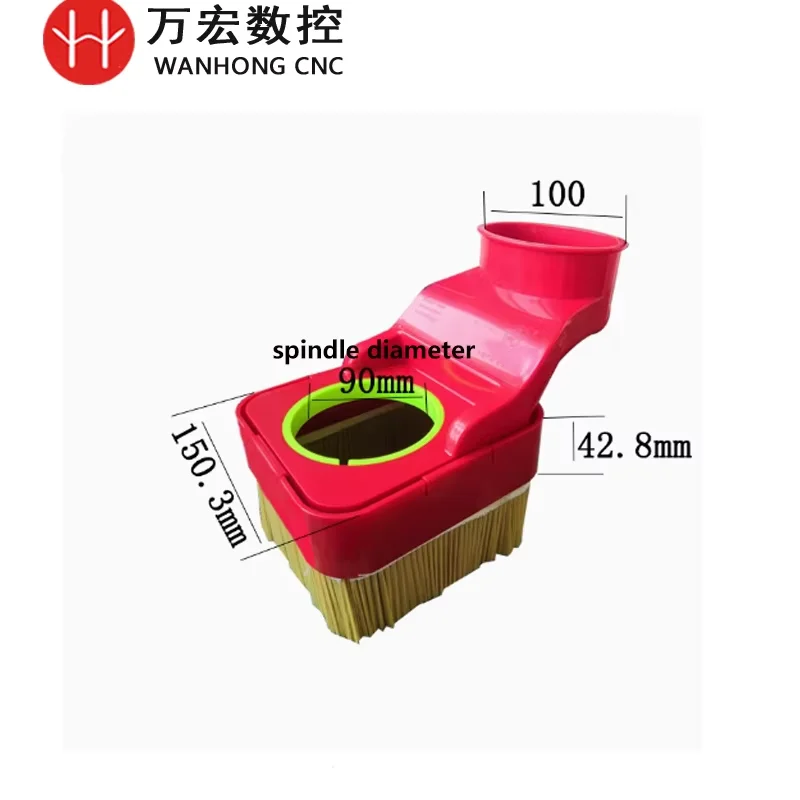 Шпиндель с ЧПУ, гравировальный фрезерный станок, щетка, деревянный пылесборник, капюшон, пылезащитный чехол