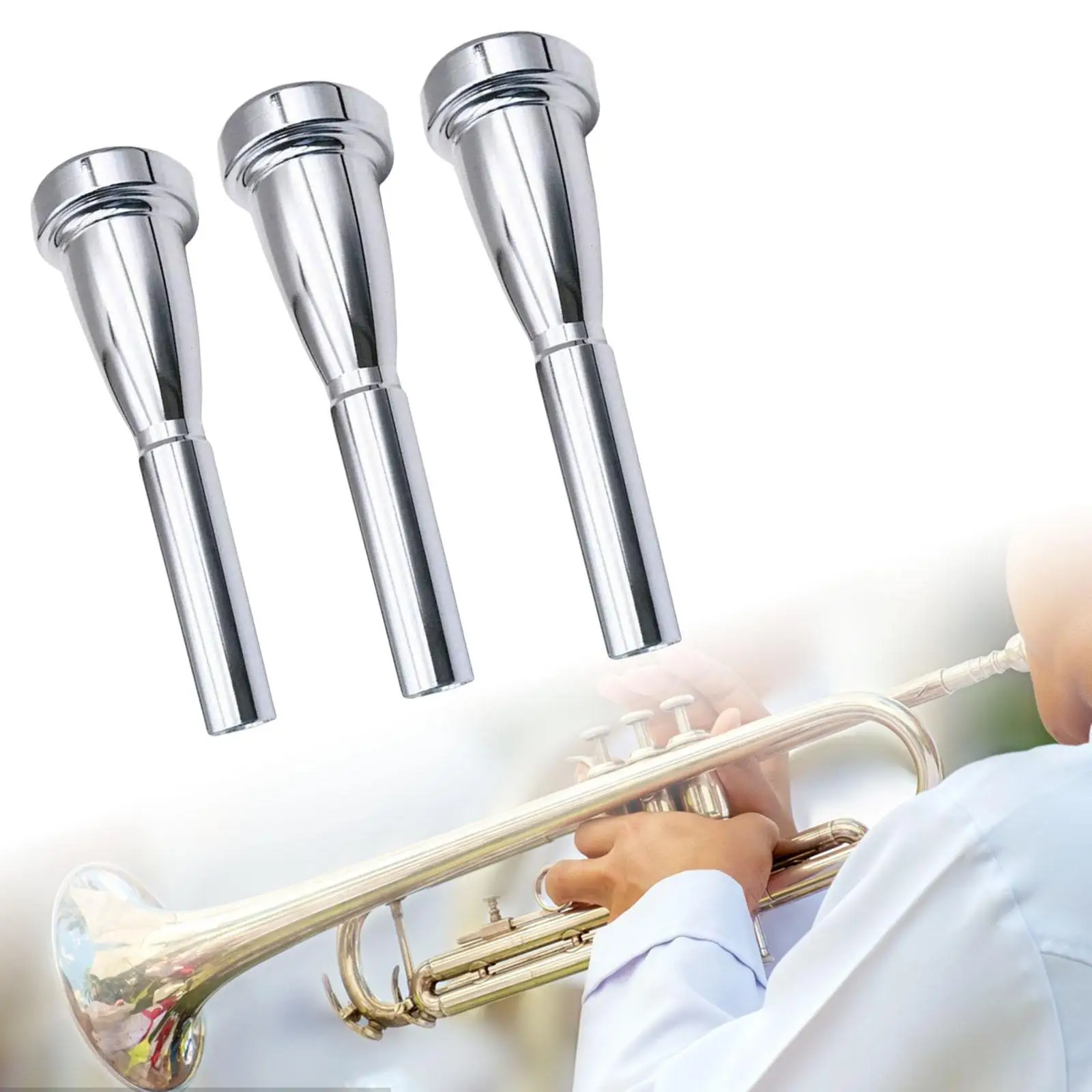 Embouchure de trompent professionnelle pour débutants, pièces de rechange, 3 pièces