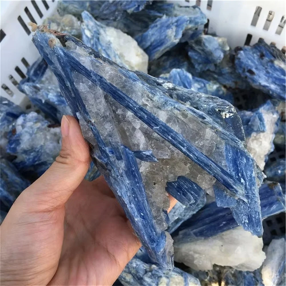 Natural High Quality Blue Bulk Rough Kyanite Mineral Specimen  Energy Stone Healing Kyanite Crystals Gifts Home Decorations