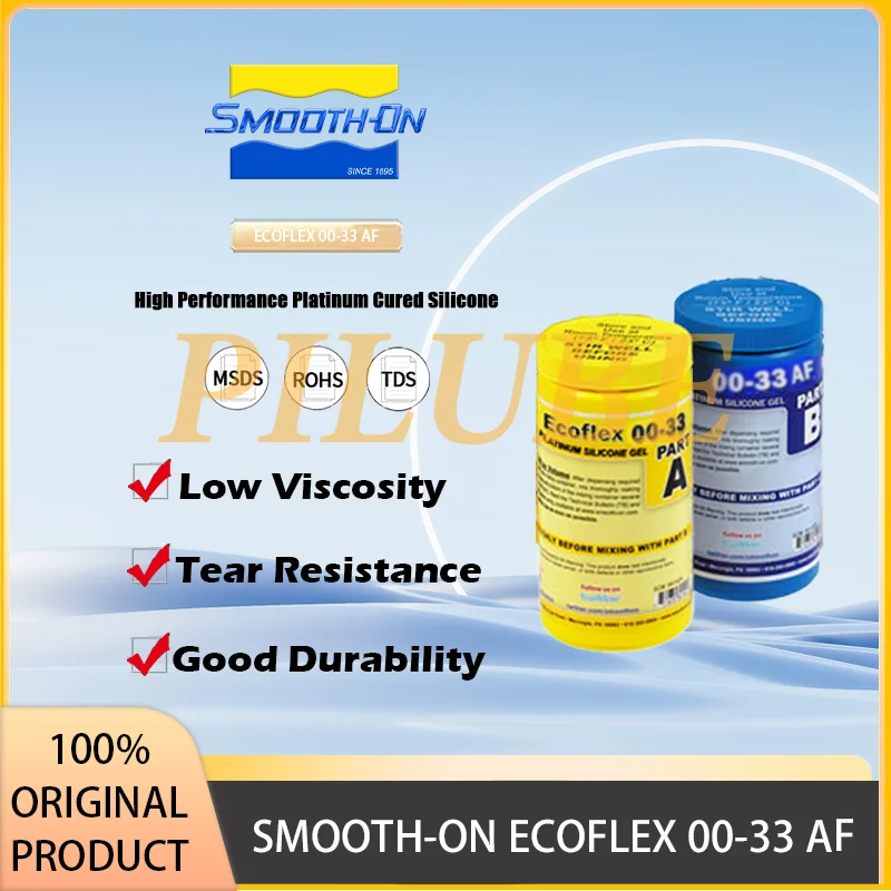 

SMOOTH-ON ECOFLEX 00-33 AF High-Performance Liquid Silicone Rubber for Molding and Casting Applications Original Product