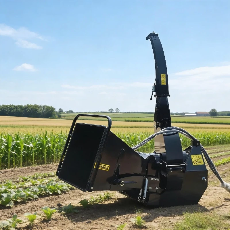 

Outdoor Hydraulic Wood Chipper Track Type Portable Forestry Shredder