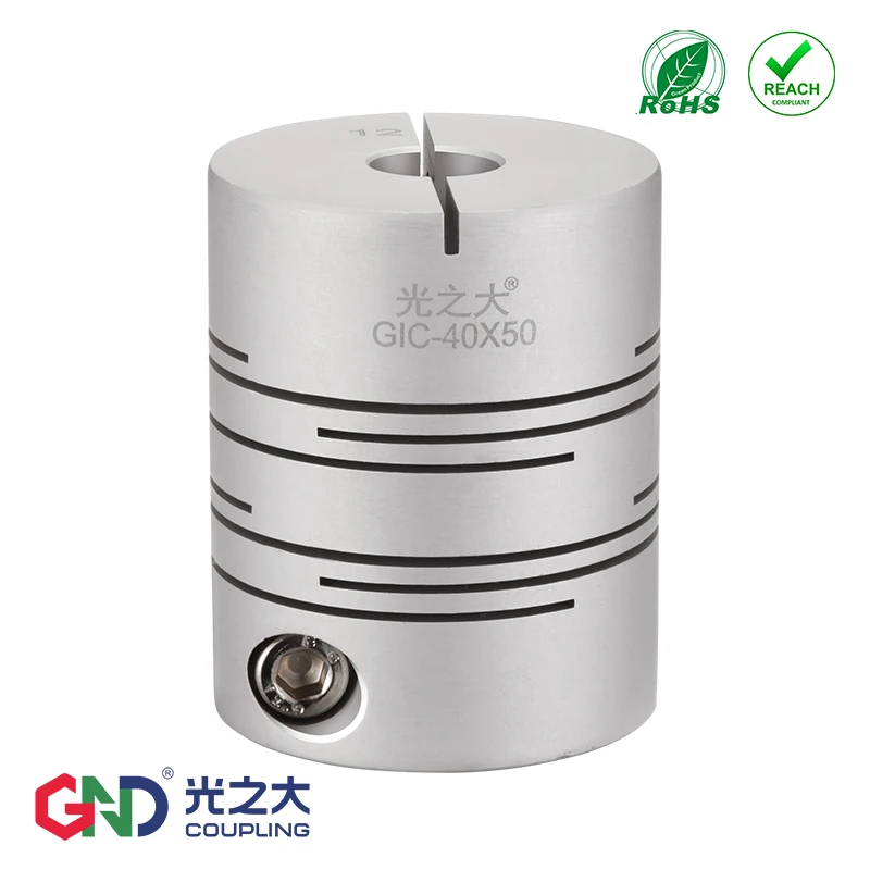 

GIC aluminum alloy 5*8mm parallel clamp series shaft coupling D20 L20 for 3d print accessory