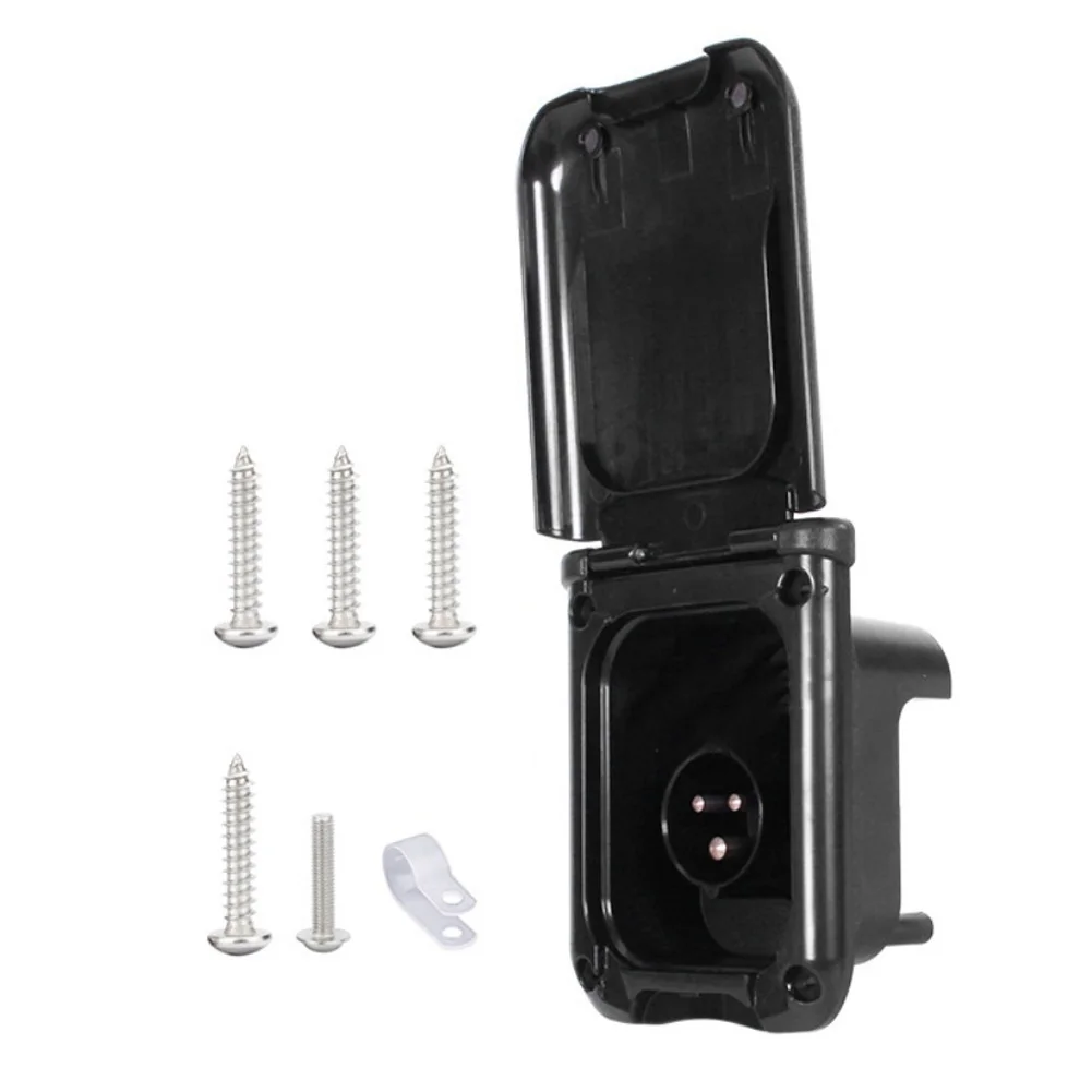 16A RV Power Socket with Waterproof Design and Indicator Light High Current Charging Suitable for Multiple Outdoor Applications