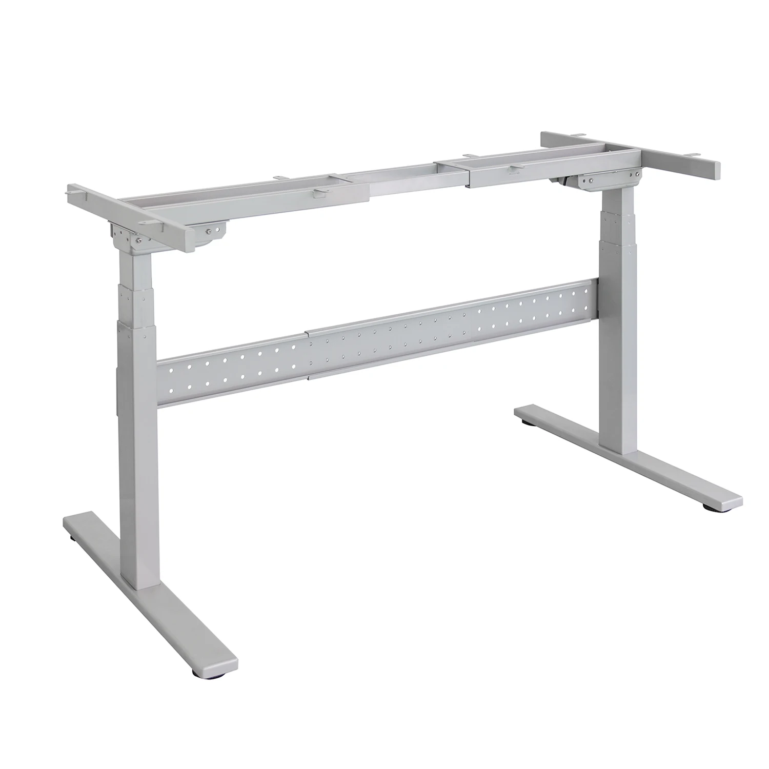 Modern Metal Ergonomic Dual Motor Electric Adjustable Height Computer Desk With Sitting Standing Option Office Furniture