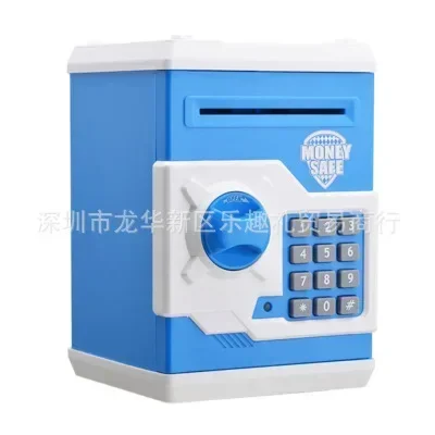 Durable Creative Password Safe Deposit Box Automatic Deposit Box Safe Deposit Box ATM Machine Children's Toys