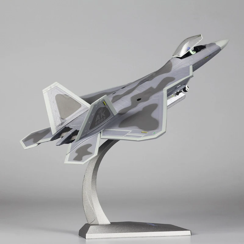 1/72 Scale Alloy Fighter F-22 US Air Force Aircraft F22 Raptor Model Aircraft Plane Model Boy Toys Gift Original Box Collection