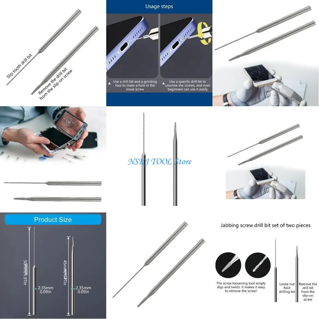 

L8RC Sliding Drill Bit Tail Screw Sliding Thread Cutting Head Sliding