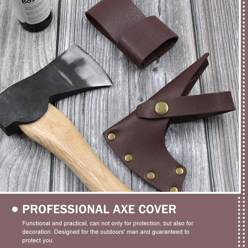 

1 set Hatchet Cover Thickened Protective Sleeve For Outdoor Camping Axe Safety Head Case Portable Protector