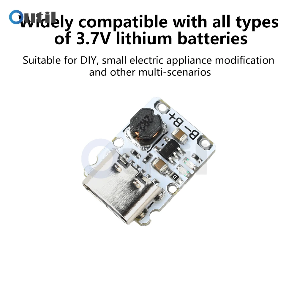 5V 1.2A Lithium Battery Charge Discharge Protection Battery Level Indicator Module 2.9V 4.2V Step Up Boost Board Power Bank DIY