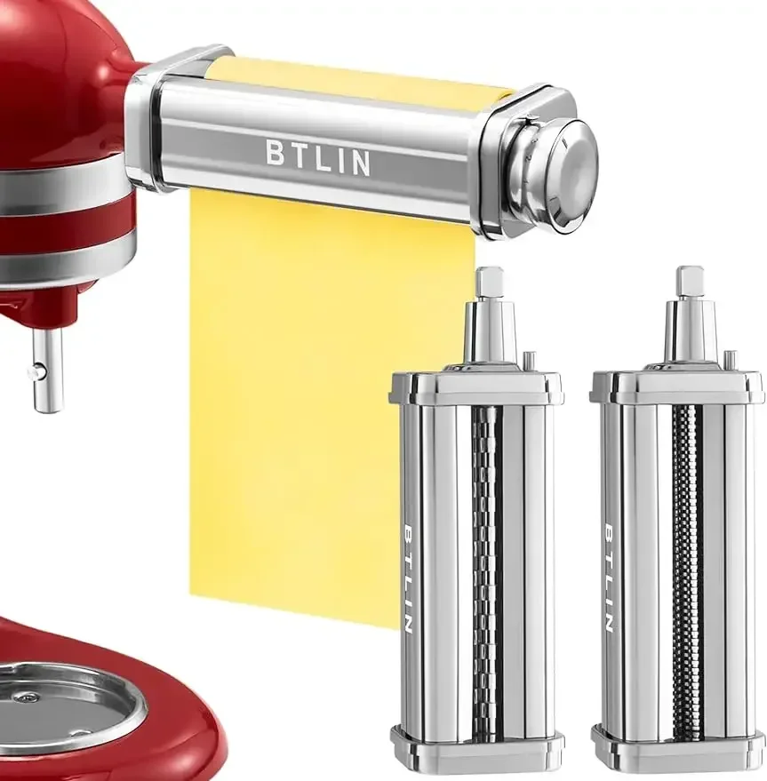 

% насадки для изготовления макаронных изделий для всех миксеров KitchenAid, включая валик для макаронных изделий, резак для спагетти, резак для феттучини