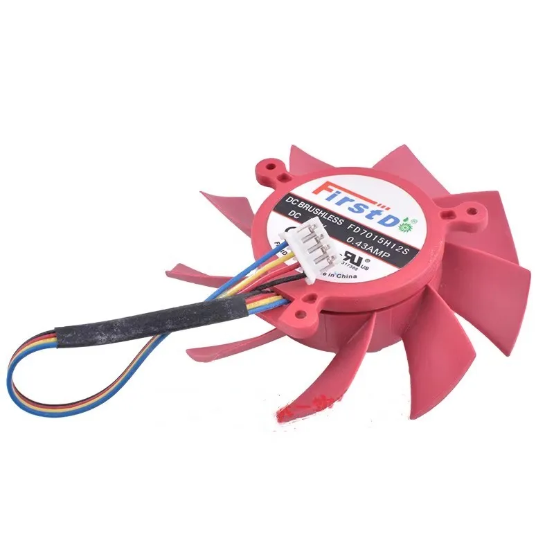 Free operation of Fristad ATI R9-270 12V0.43A FD7015H12S four wire PWM speed control public graphics card fan