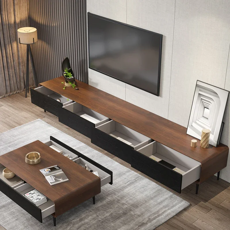 Display Consoles Tv Cabinet Living Room Modern Center Nordic Plant Simple Tv Table Luxury Meuble Tv Suspendu