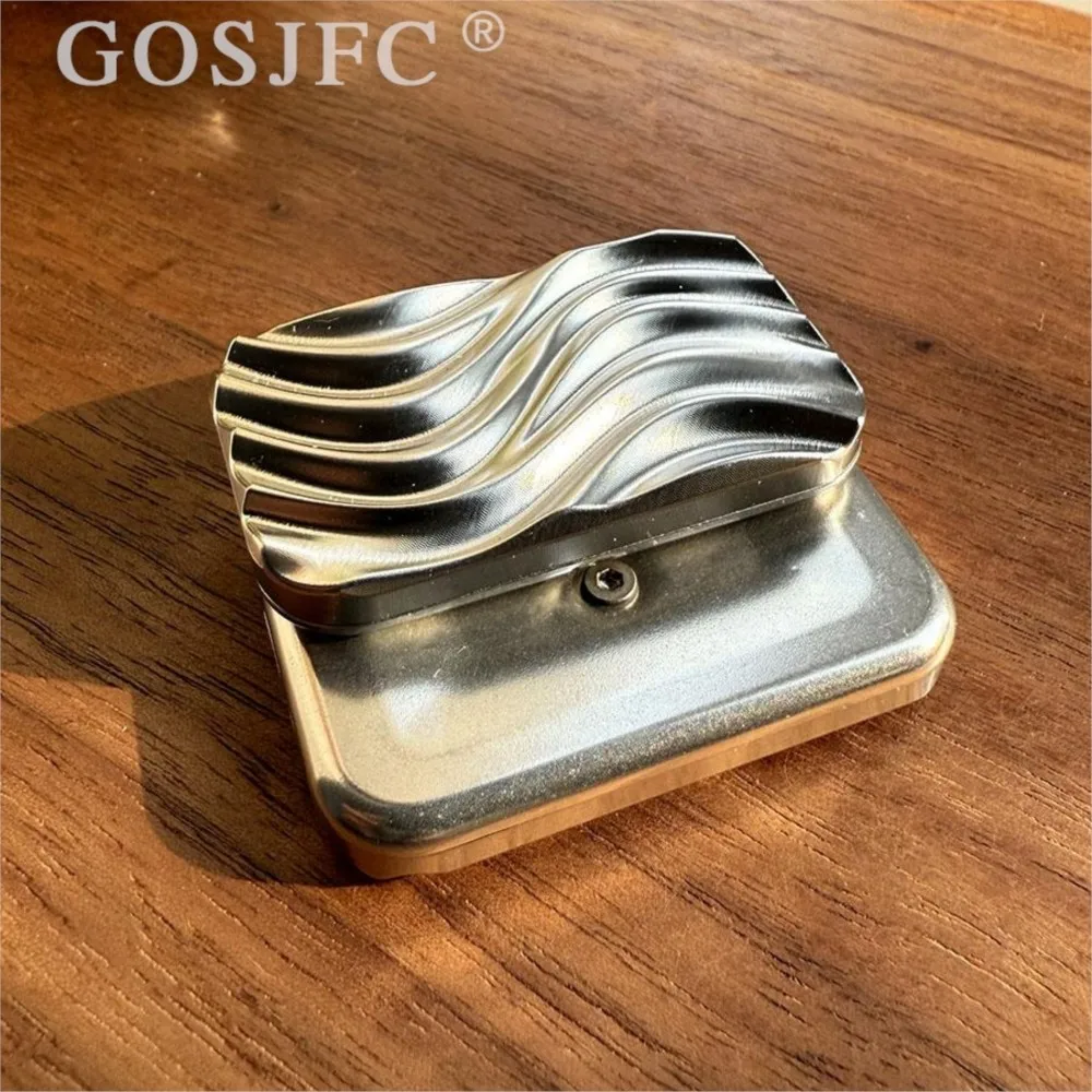 Jouets illimités de Fidget de curseur de poussée de titane de vague pour le Spinner de Fidget d'adultes