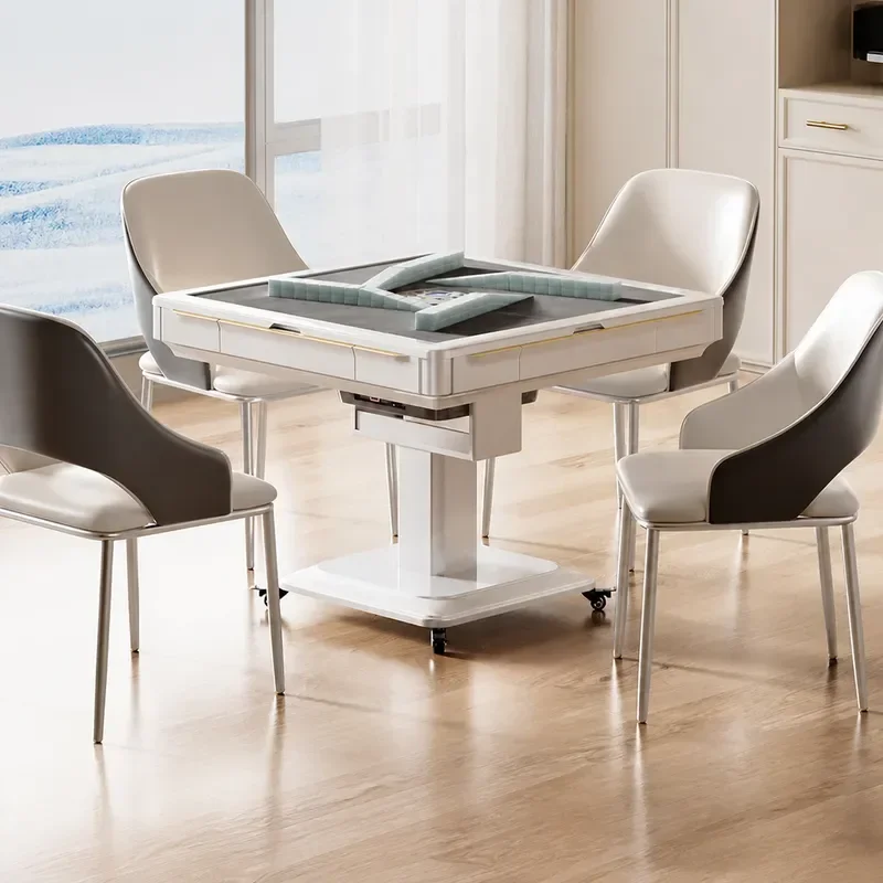 Ultra Thin Cyclone Roller Coaster Mahjong Machine Folding Automatic Ultra Bass Home Mahjong Table Dwarf Miner