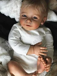 BZDOLL 55 CM Realistic Soft Silicone Reborn Baby Doll With Hand-painted 3D Skin and Vascular Vein Lovely Birthday Gift For Girl