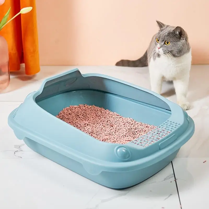 

Extra Large Cat Litter Box Fully Semi-enclosed Cat Toilet Odor-proof And Litter-proof Extra Small Kitten Litter Box Cat Supplies