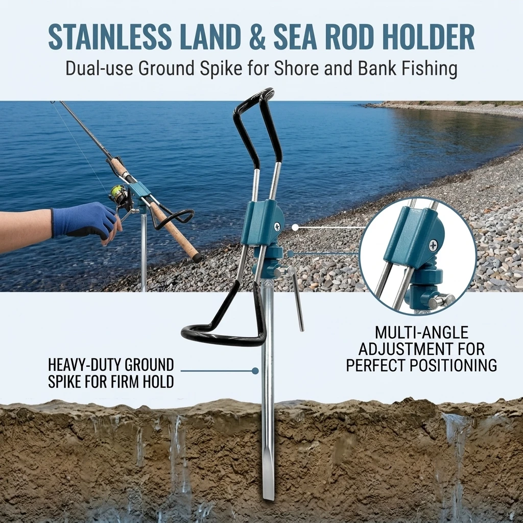 Universal Fishing Rod Support - Fishing Rod Rack ulasan dan harga