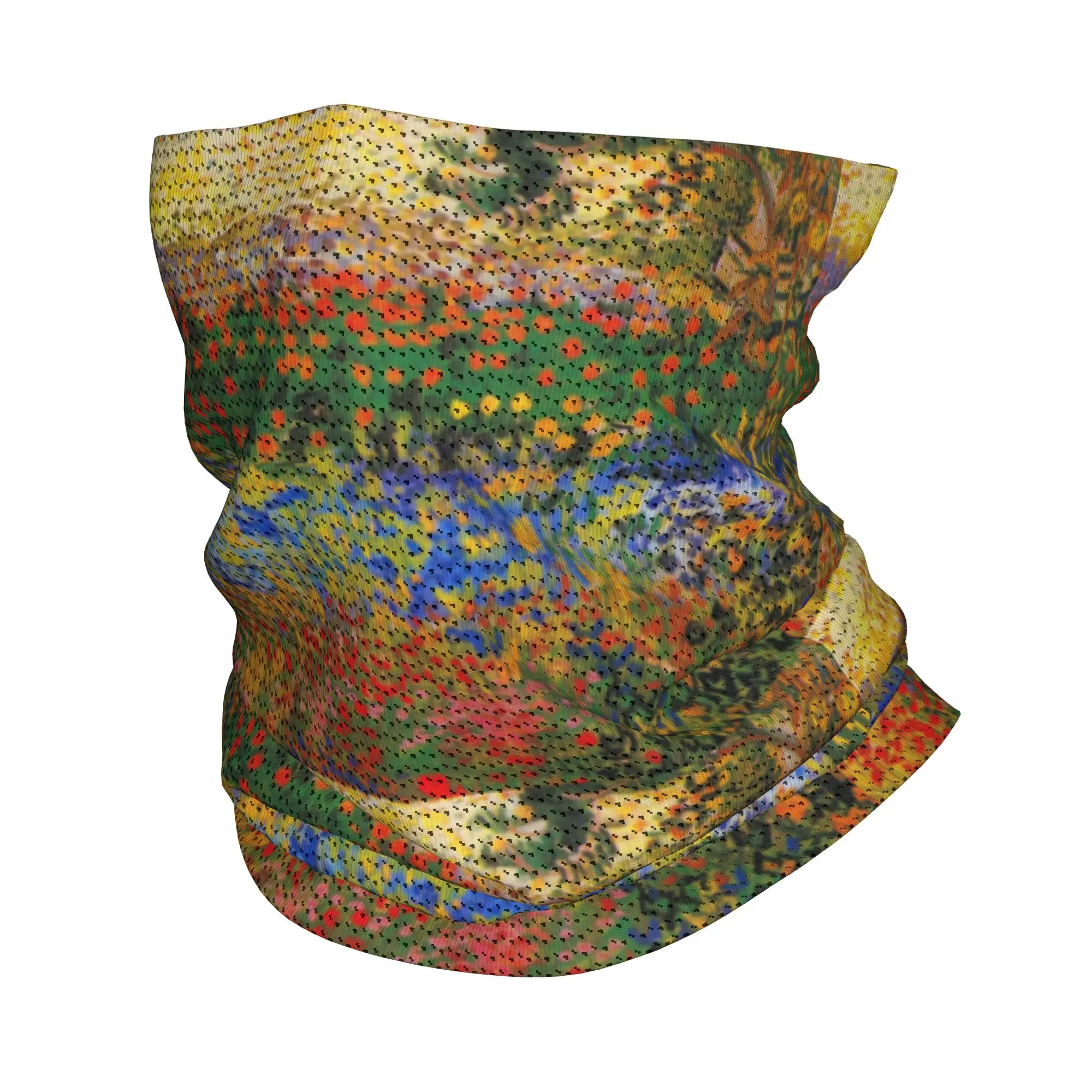 

Бандана-труба с изображением цветочного сада Винсента Ван Гога, защита от УФ-излучения, шарф-маска для лица, повязка на голову, балаклава