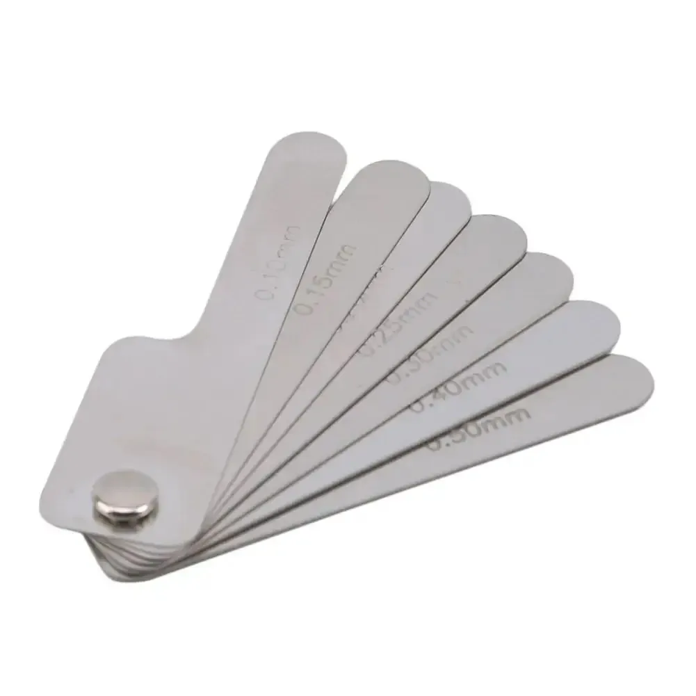 7pcs/set Dental Interproximal Measuring Ruler Stainless Steel Tooth Gap Measure Gauge Orthodontic Tools