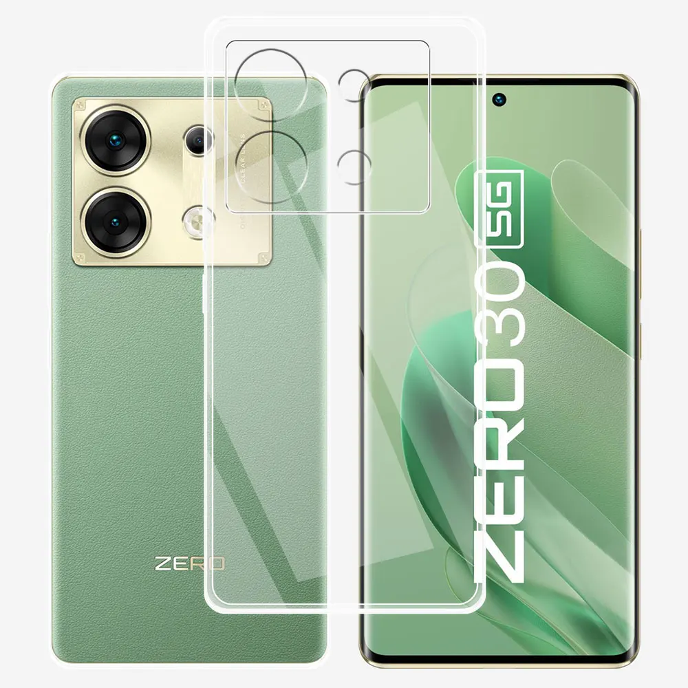 For Infinix Zero 30 5G Case Clear Silicone Soft TPU Protect Cover For Infinix Zero 30 Bumper Coque For Infinix Zero 30 5G Fundas