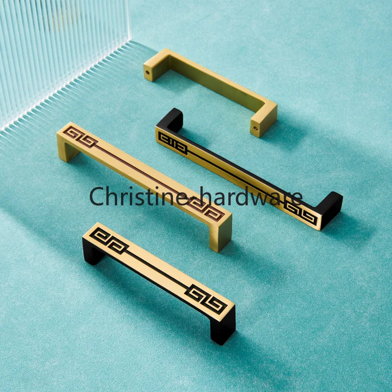 

Новая китайская латунная ручка для ящика шкафа, ручка из чистой меди, старинная китайская дверь шкафа, медная мебельная ручка в стиле ретро