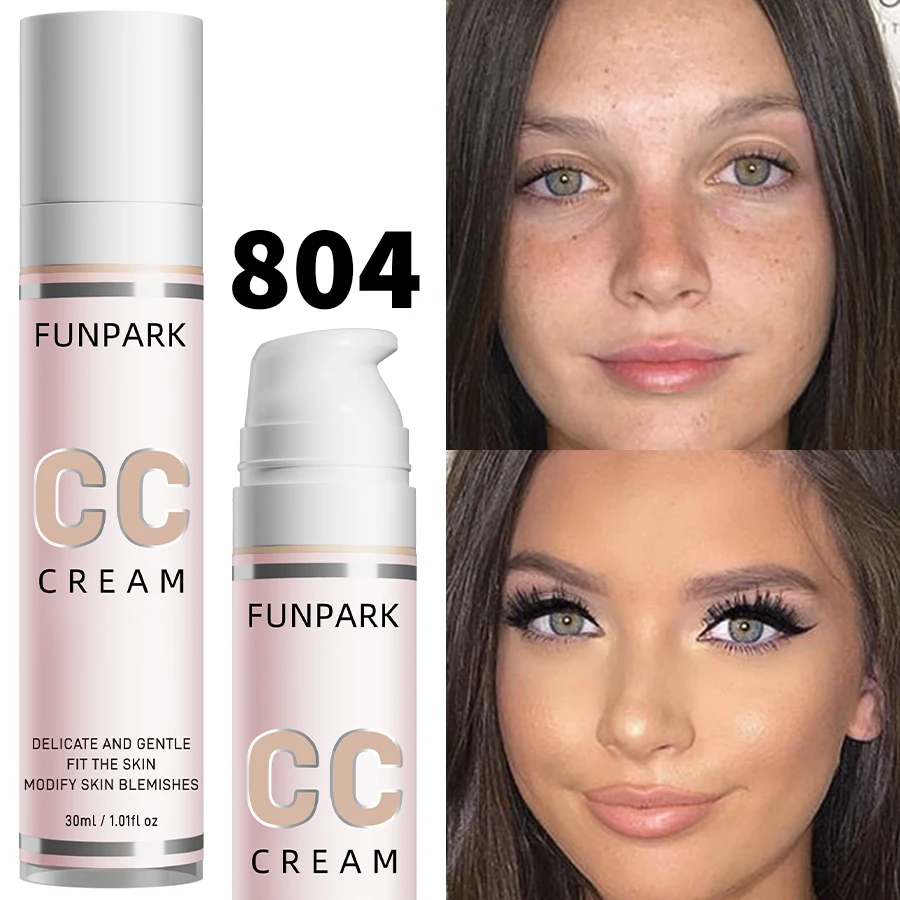 30 ml 1 Pc Farbe Korrektur CC Creme Gesichts Foundation Wasserdicht Concealer Bleaching Flüssige Foundation Koreanische Make-Up Kosmetik