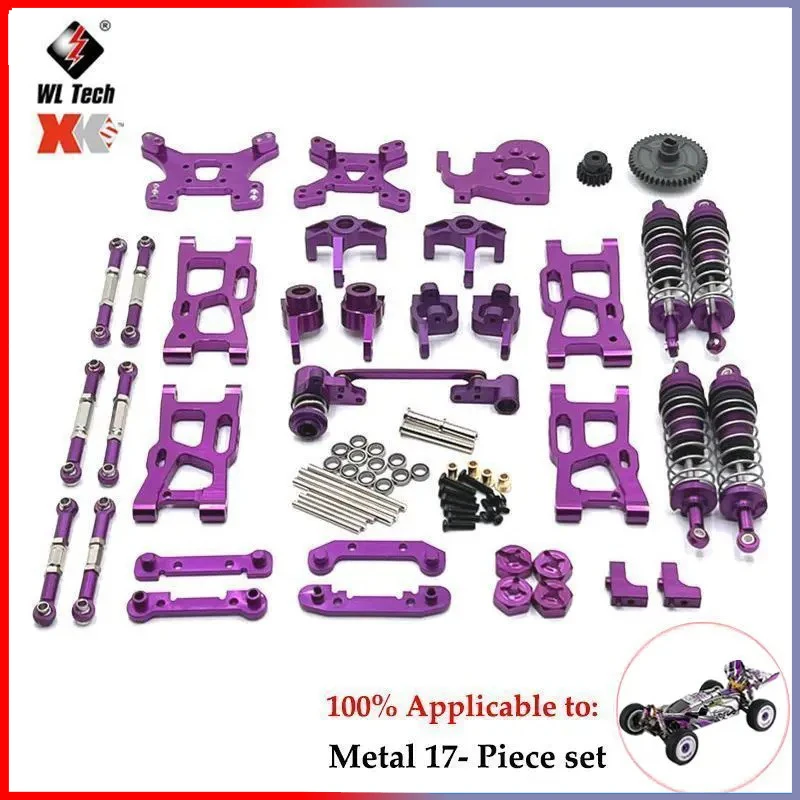 WLtoys 124019 124017 124019 RC coches repuestos originales brazo oscilante asiento C Motor inferior caja de cambios diferencial amortiguadores neumático