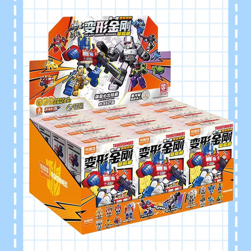 مخزون حقيقي جديد الروبوتات في التخمين Bloces المدافع الإصدار 1-4 لعبة شخصيات الحركة القابلة للجمع صبي وفتاة هدية عرض العناصر #4