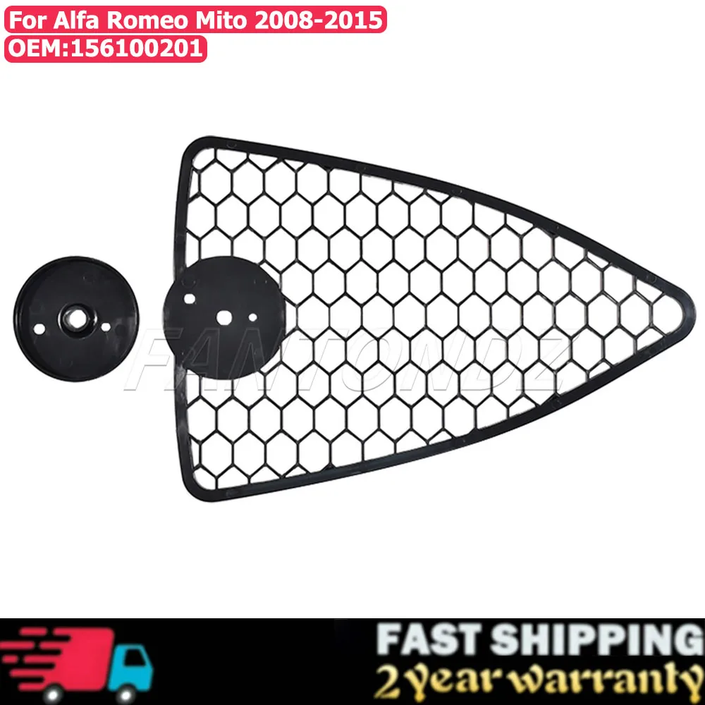 

For Alfa Romeo Mito 2008-2015 156100201 Front Bumper Grille Shield Honeycomb Mesh Grill Air Intake Radiator Grille