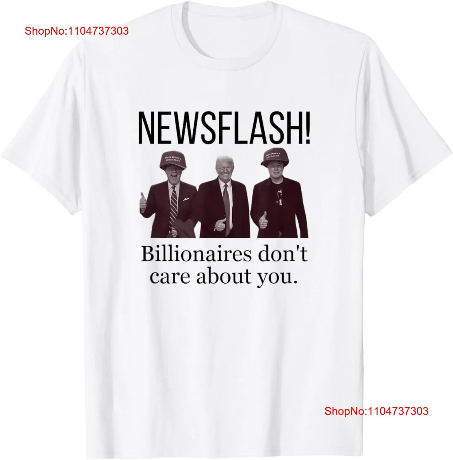 الملياردير لا يهتم مكافحة القليل السياسية السريعة تي شيرت خمر غسلها امتدت قمة مريحة للارتداء اليومي #1