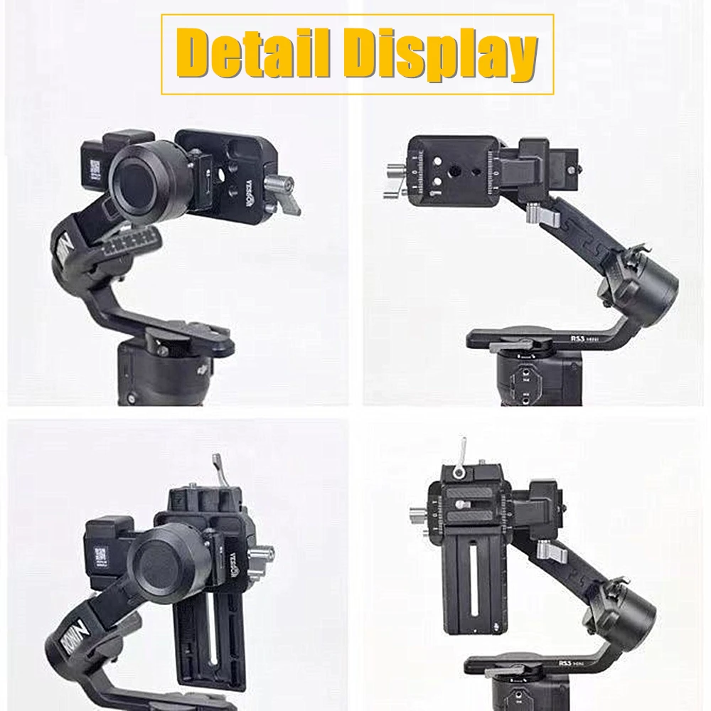 カメラクイックリリース垂直マウントプレート DJI Ronin RS4 RS3 RS2 